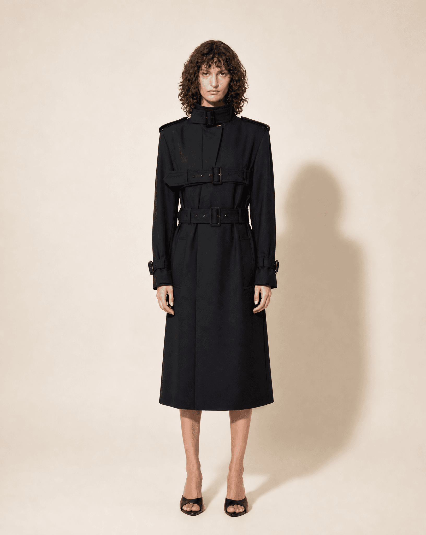 RARE MUSEUM PIECE FW 2004 “Cyber” Strapped Jacquard Coat – Jean Paul Gaultier