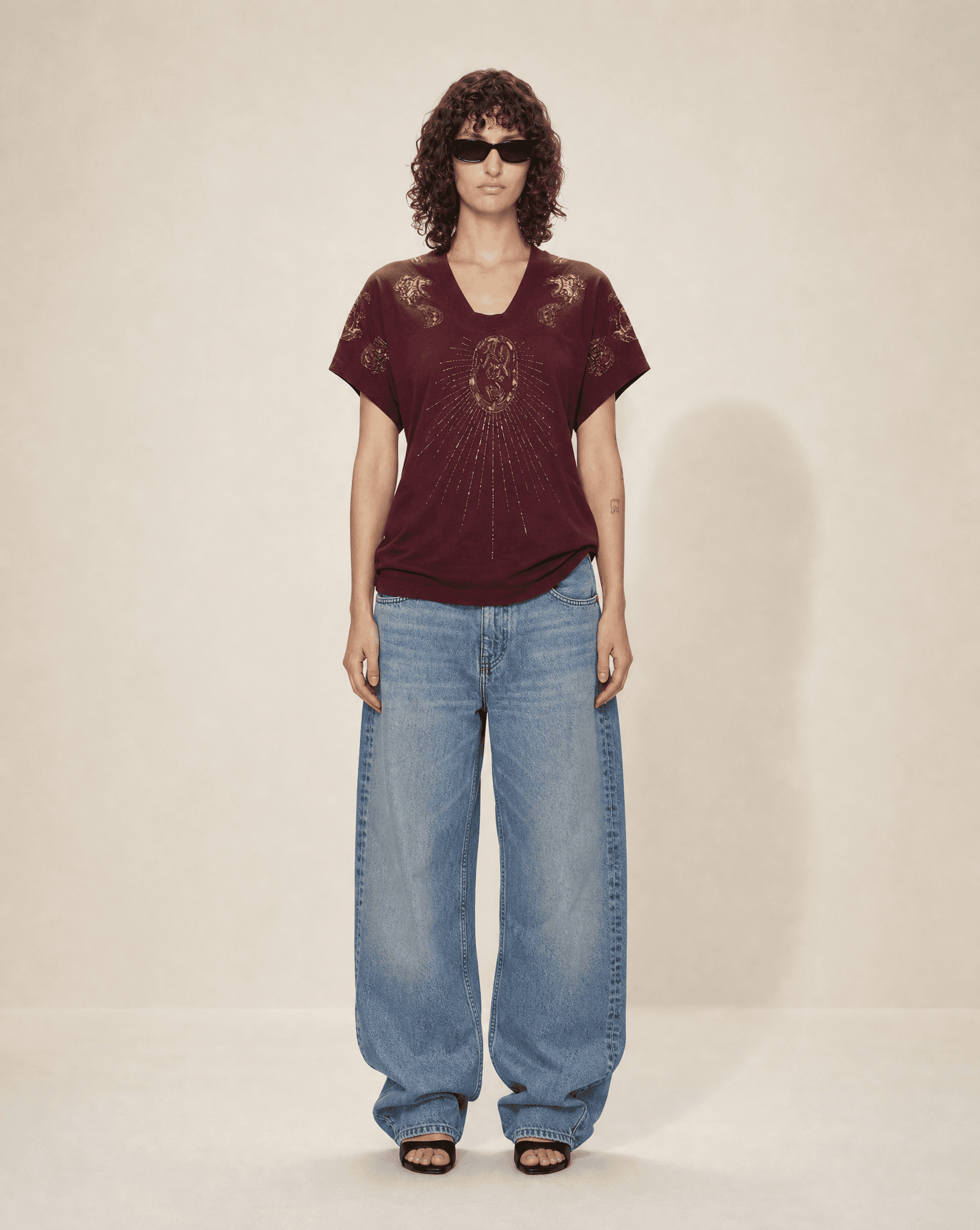 SS 2004 Paisley Embroidered Top – John Galliano Era