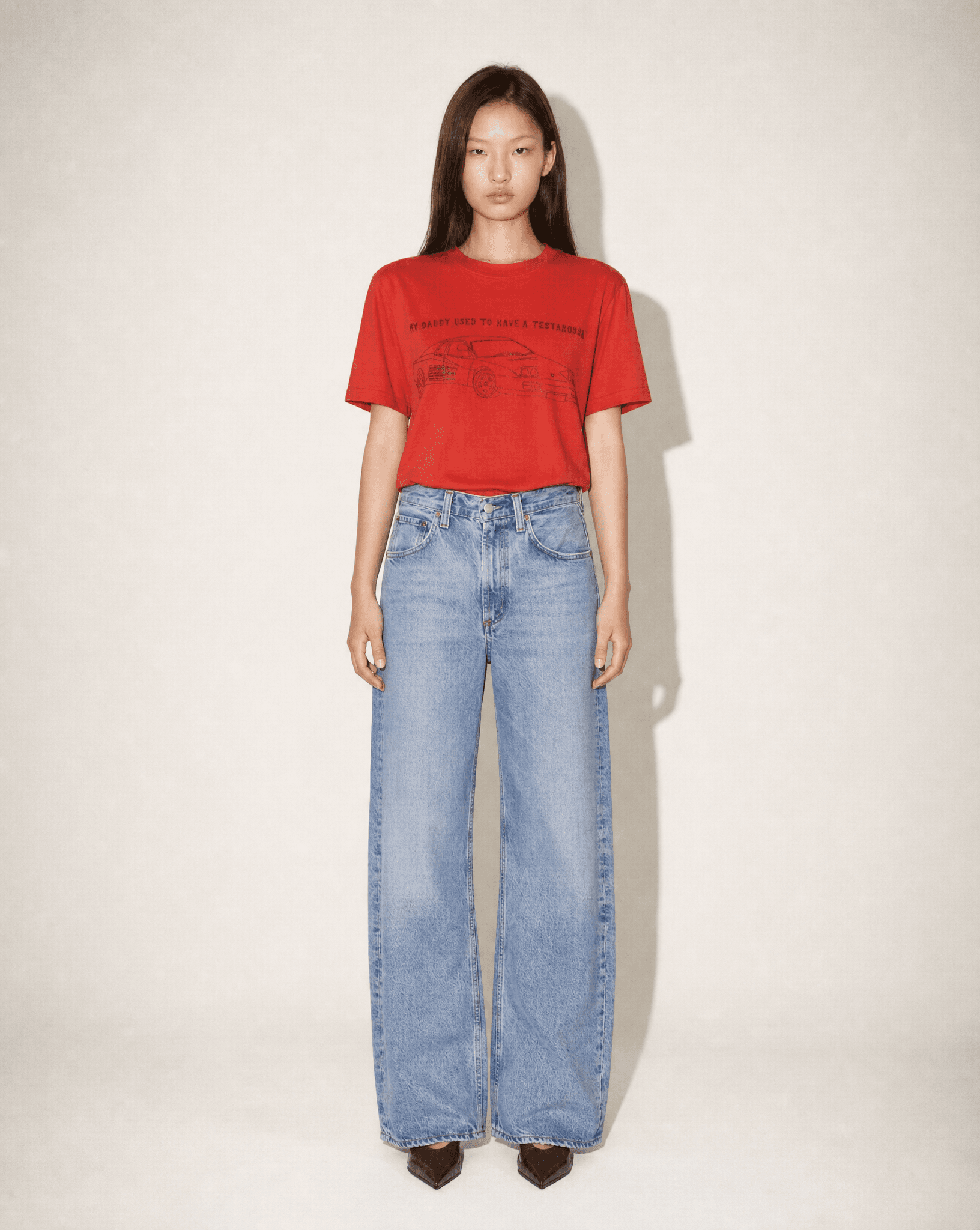 VINTAGE "My Daddy Used To Have A Testarossa" Graphic T-Shirt.