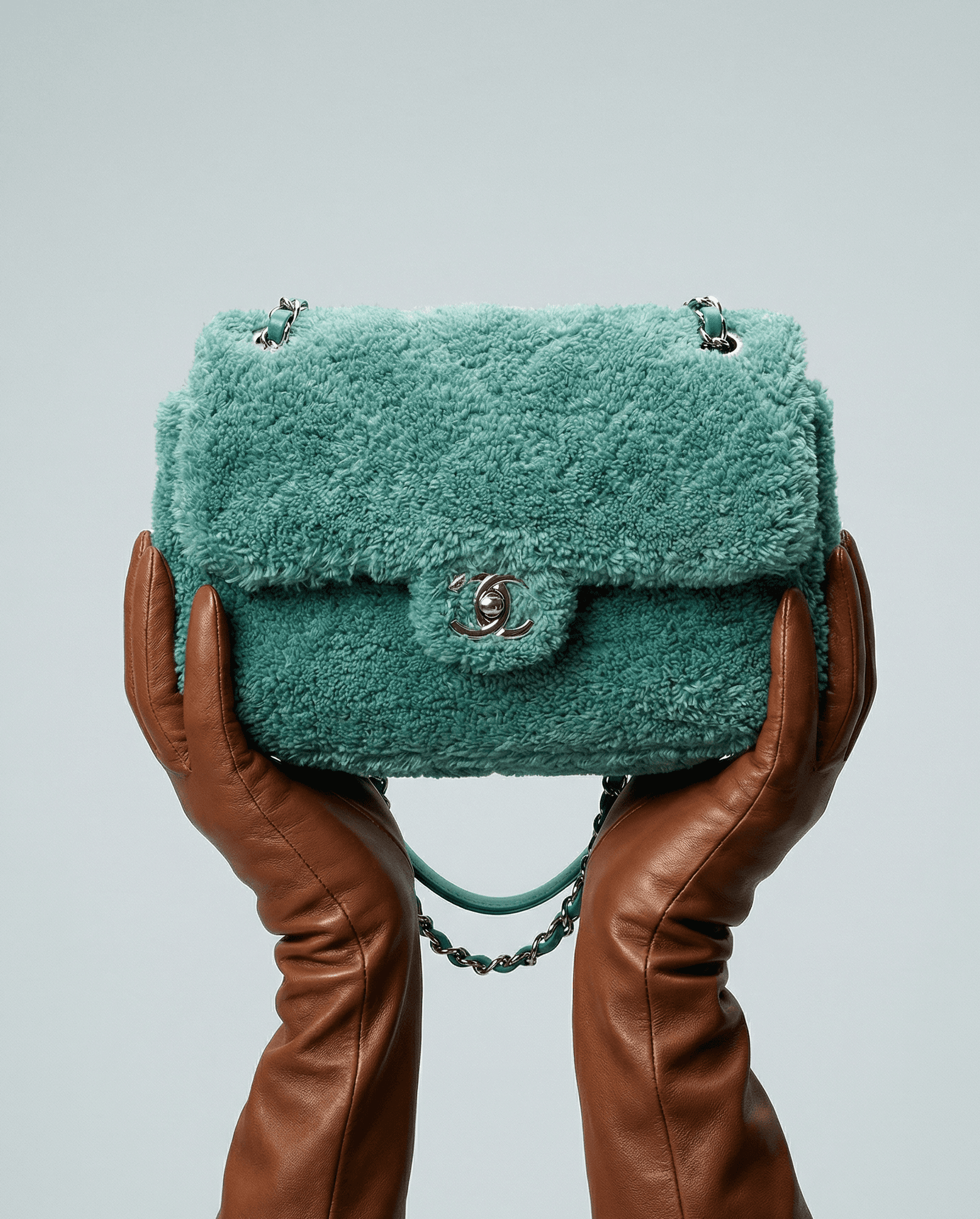 RARE SS 2019 Quilted Terry Cloth Coco Beach Flap Bag – Virginie Viard Era.