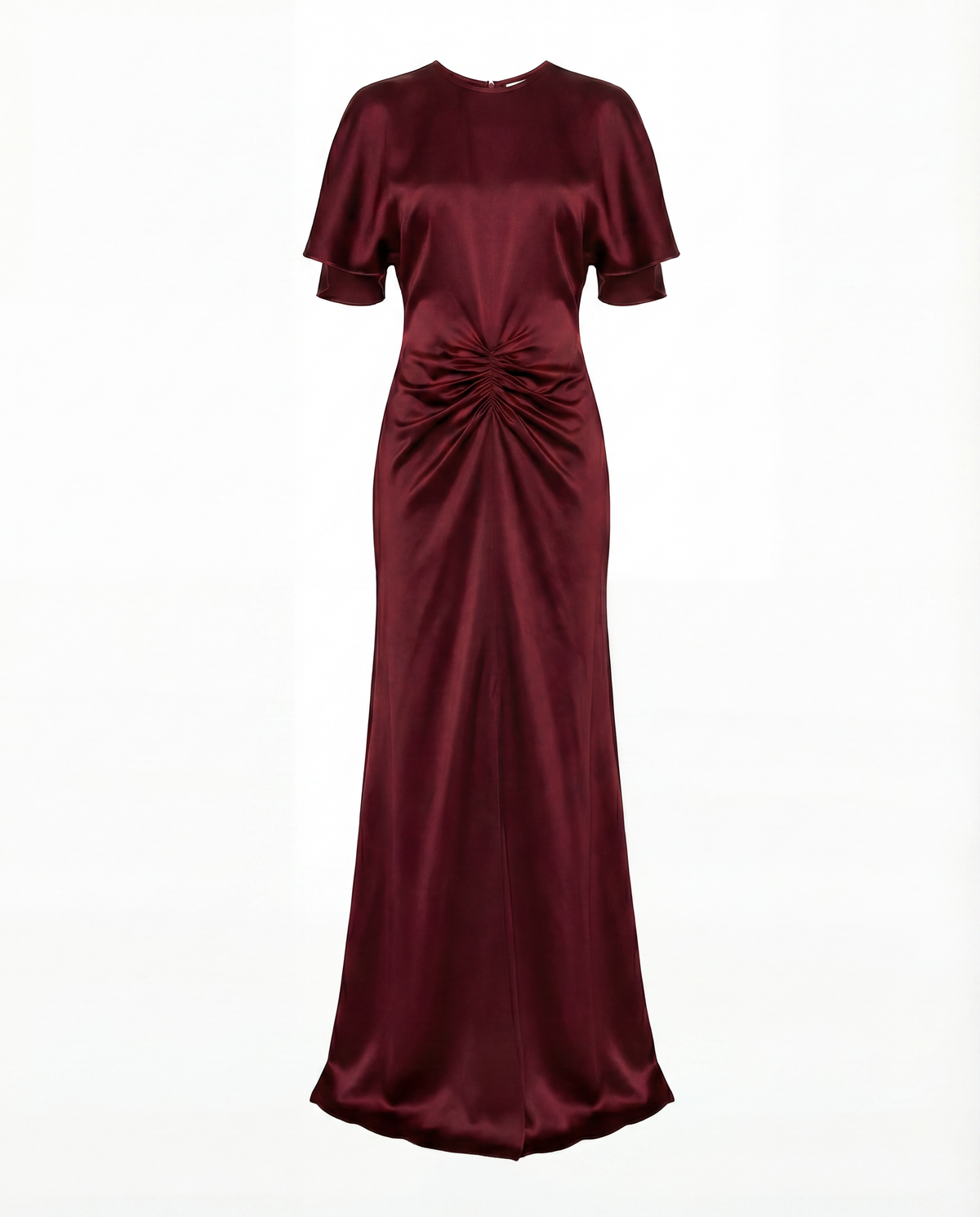 CONTEMPORARY SS 2023 Sculptural Gathered Satin Gown.