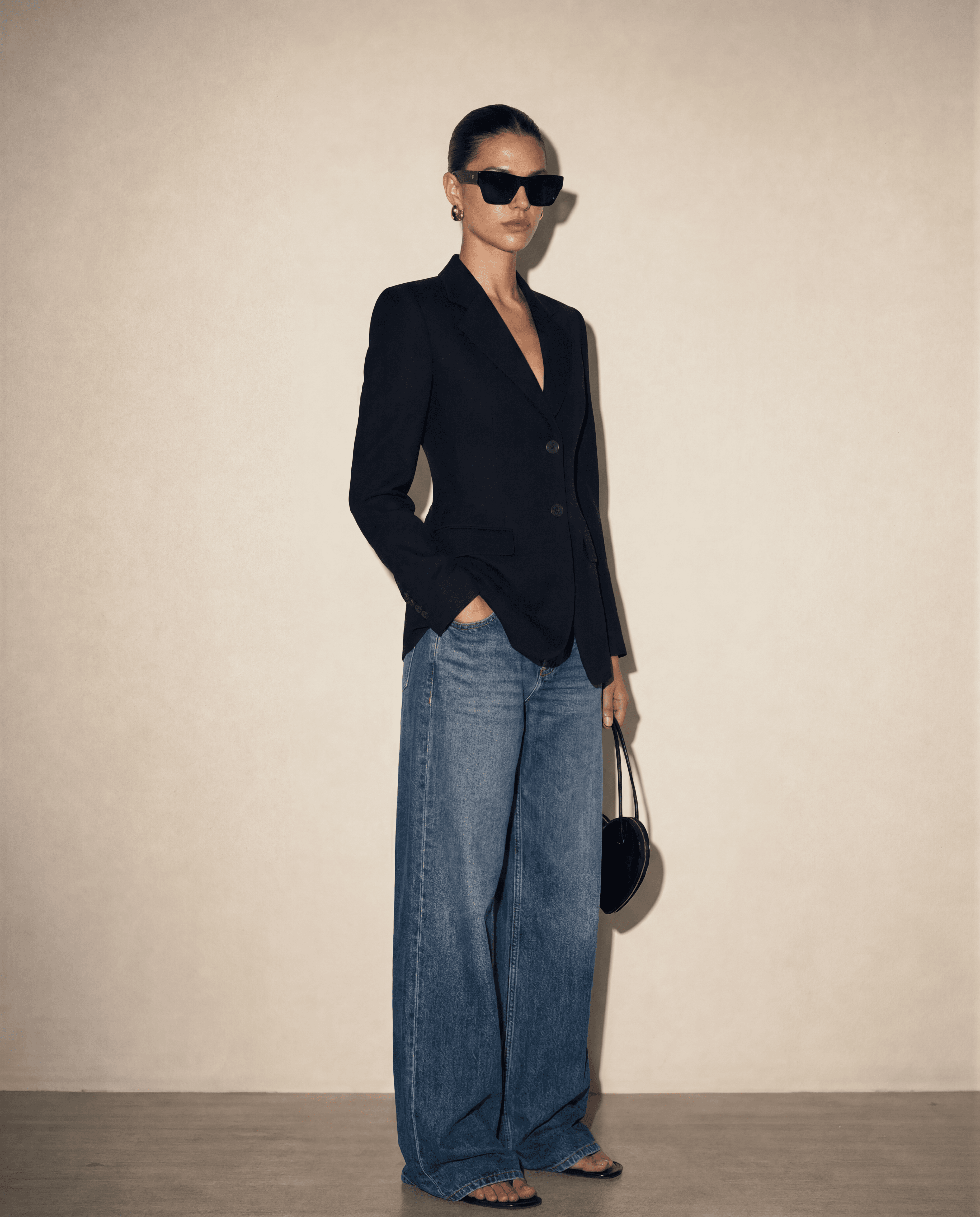 CONTEMPORARY "Poldo" Sculptural Hourglass Blazer.