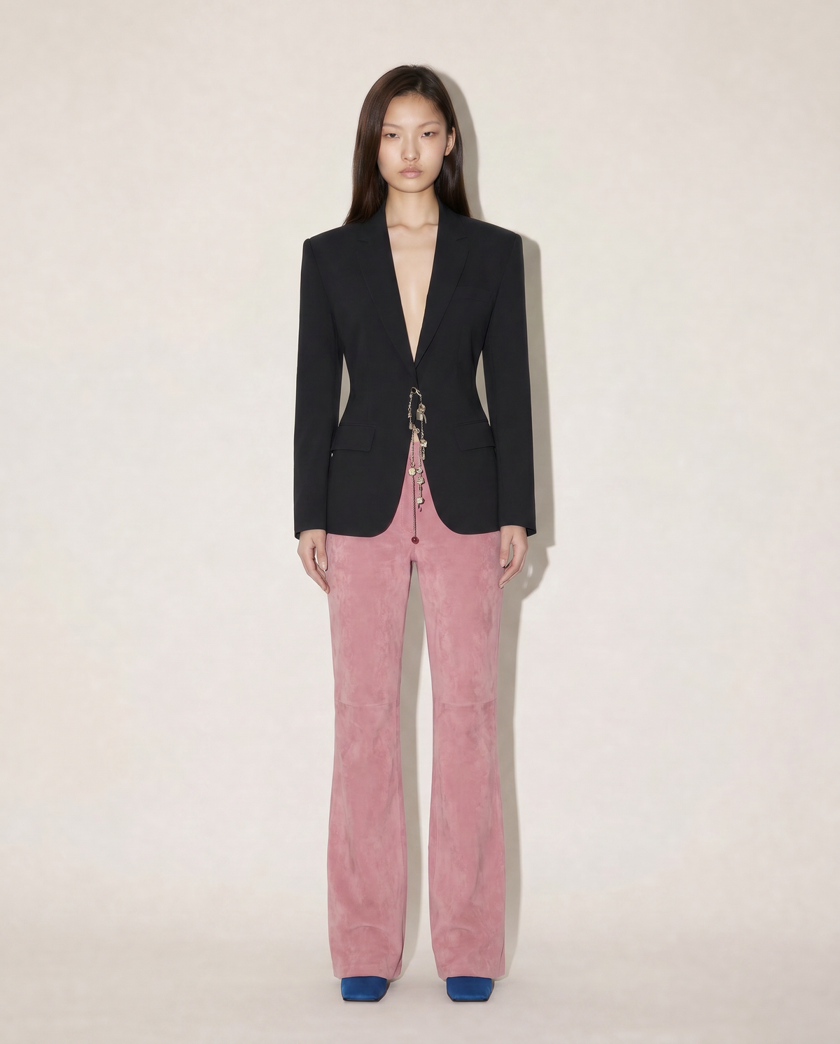 RARE SS 2003 Adorned Shawl Blazer