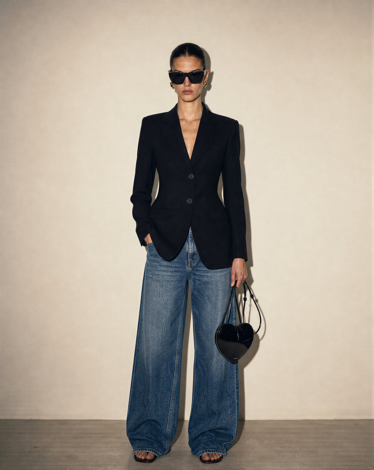 CONTEMPORARY "Poldo" Sculptural Hourglass Blazer.