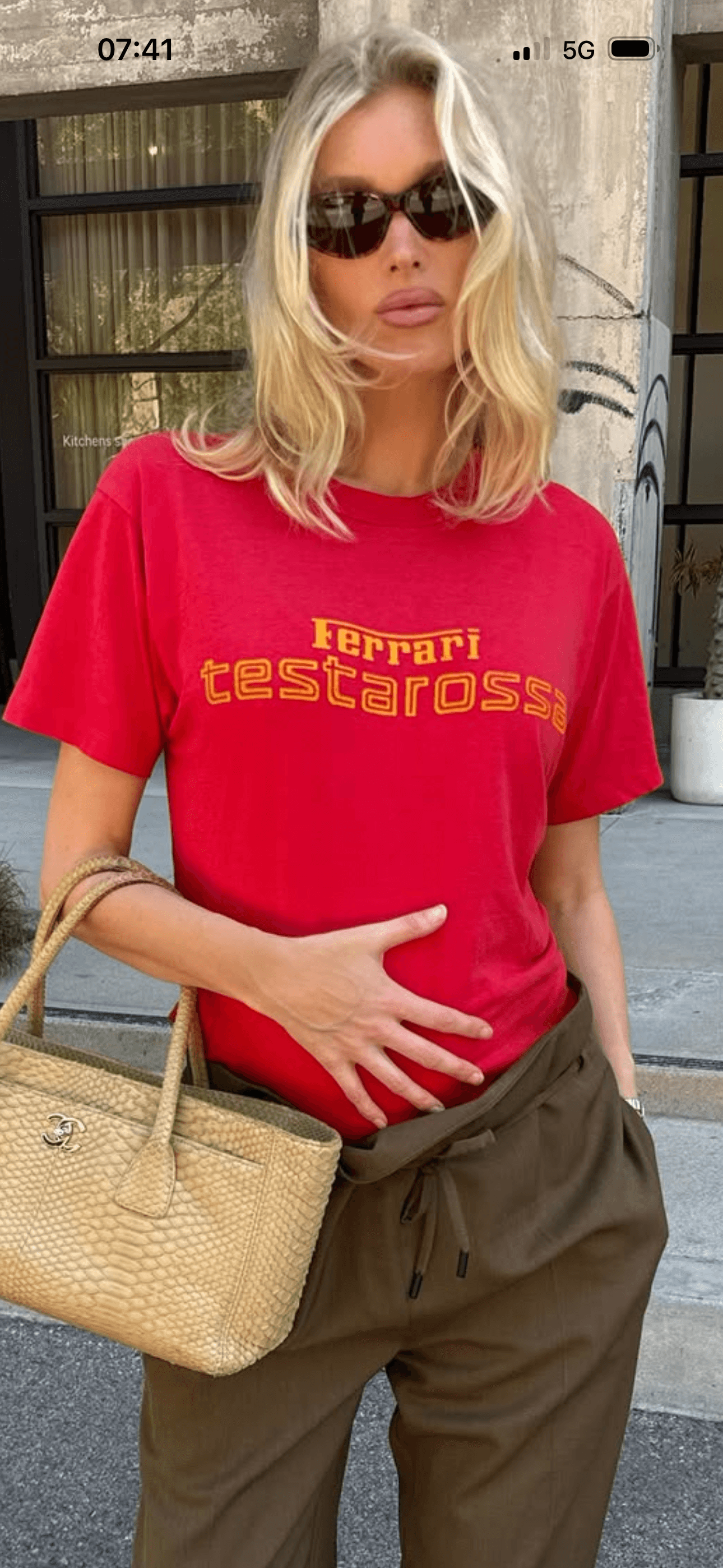 VINTAGE "My Daddy Used To Have A Testarossa" Graphic T-Shirt.