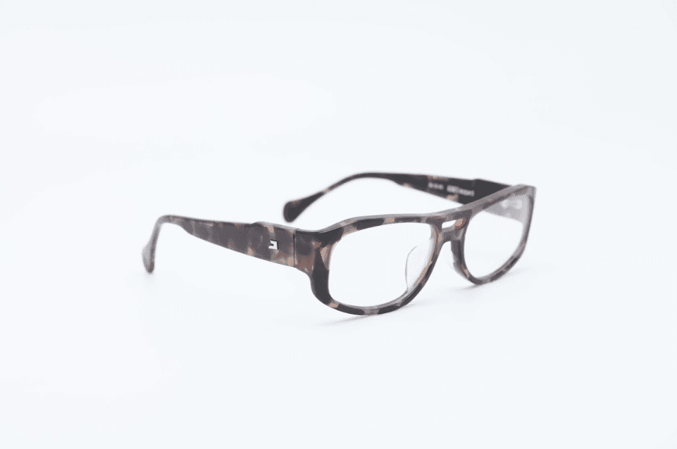 Blue Elephant Agnes leopard glasses with slim acetate frame | Korean eyewear worn by K-pop idols