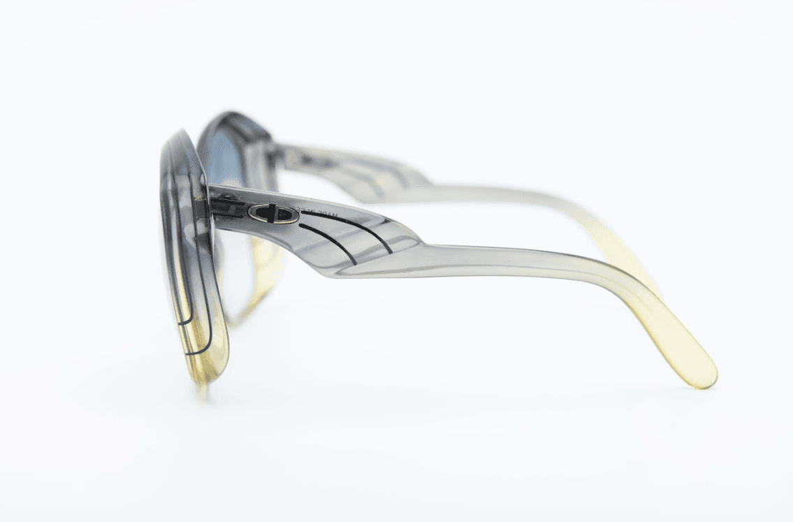 Dior 2041 statement sunglasses in translucent optyl with oversized silhouette and tinted lenses