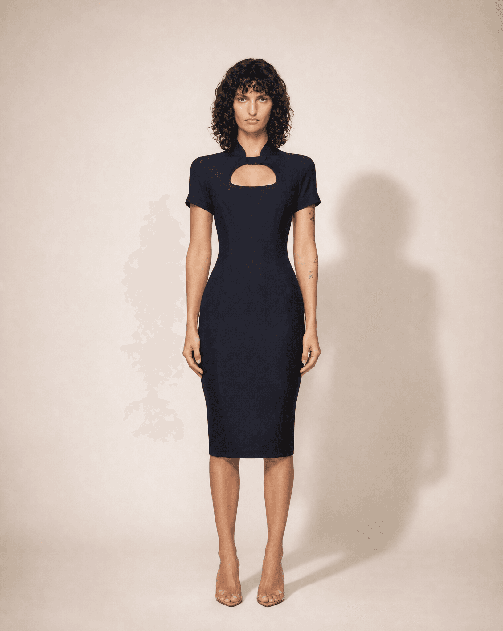 Thierry_Mugler_vintage_dress_with_cut-out_design_archival_couture_piece mezzanotte rental europewide resale