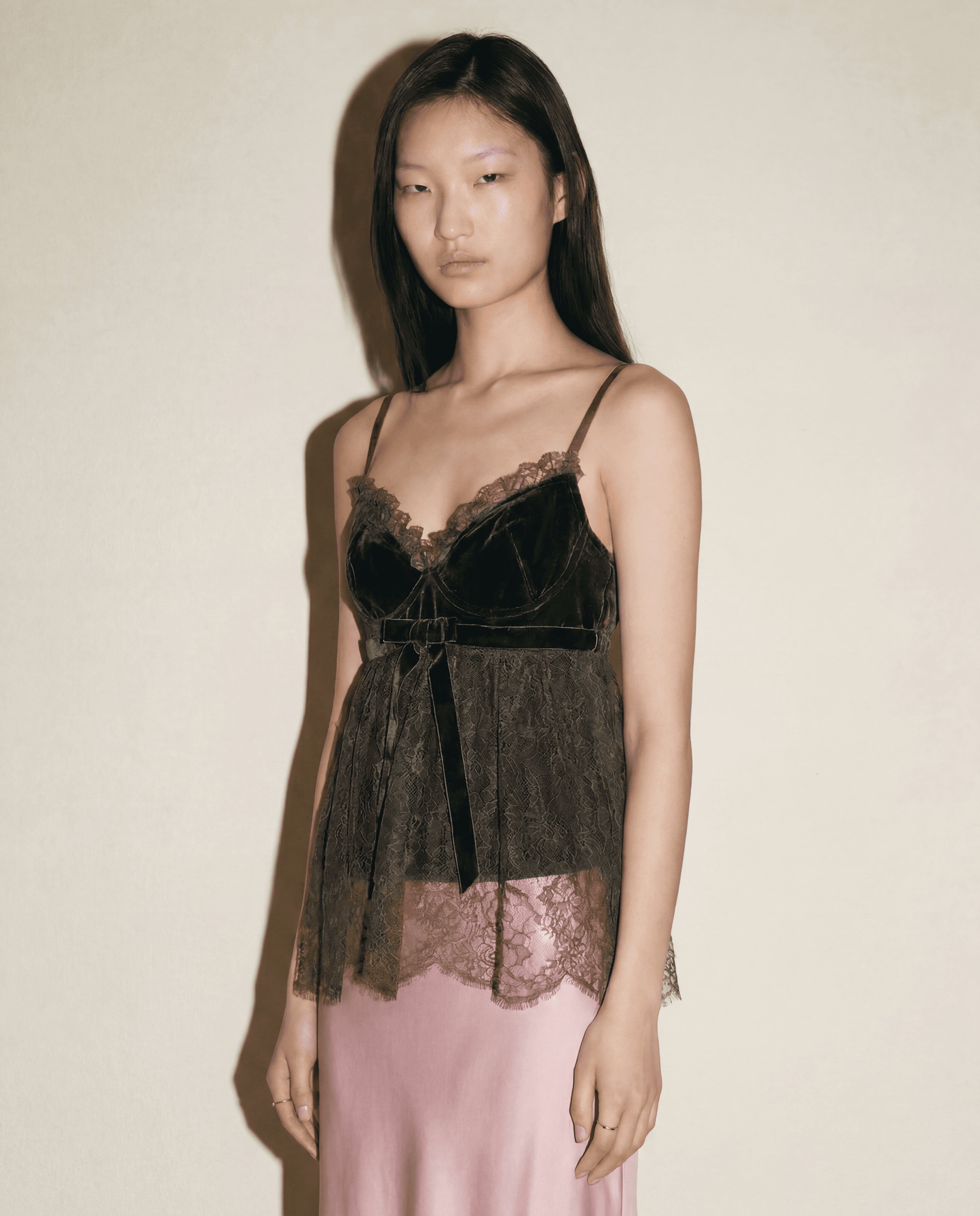 Archival Valentino velvet and lace bustier top, Pierpaolo Piccioli
era — buy across Europe at Mezzanotte
