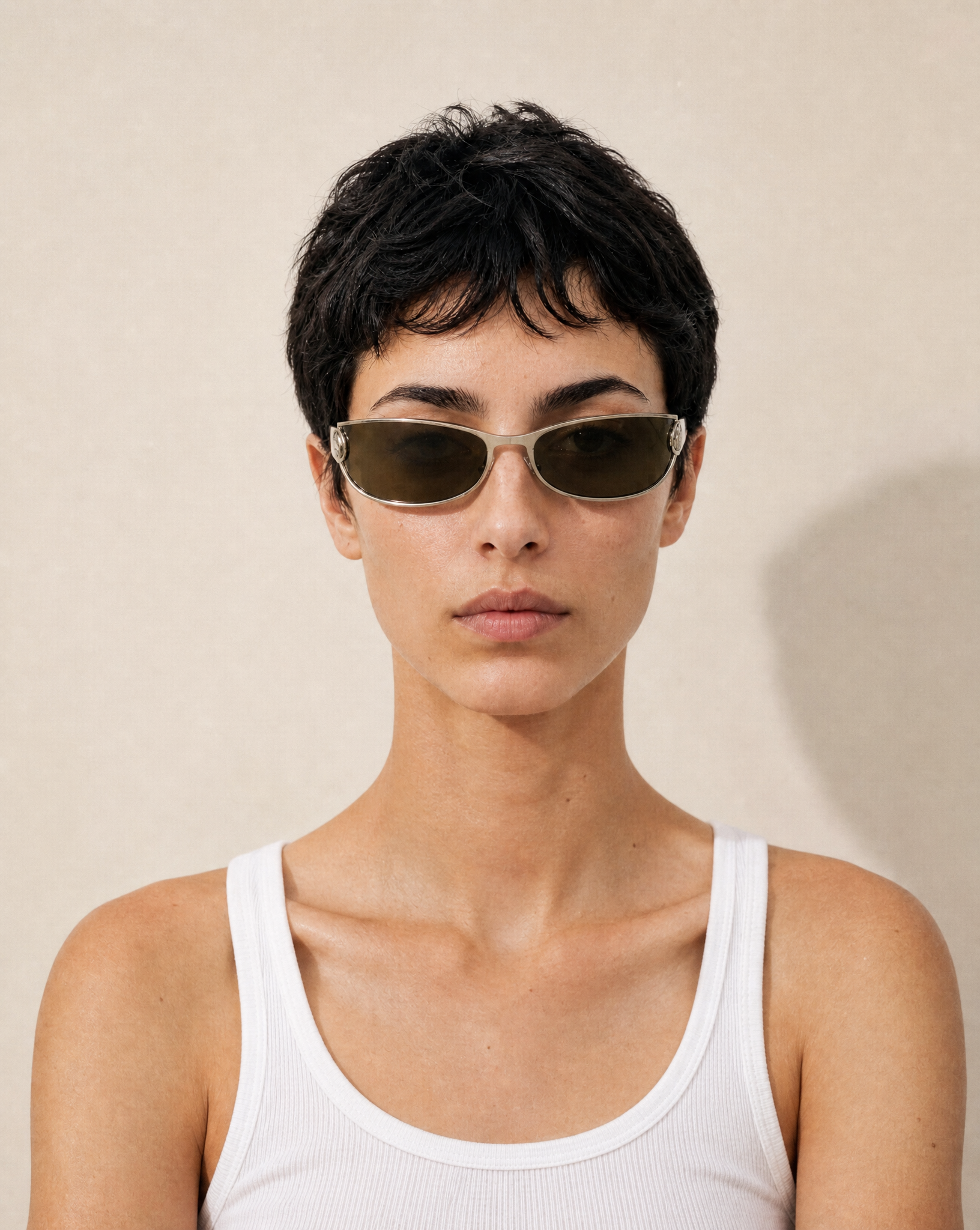 2000s vintage Christian Dior "J'Adore" sunglasses from the John Galliano era, available at Mezzanotte Madrid.