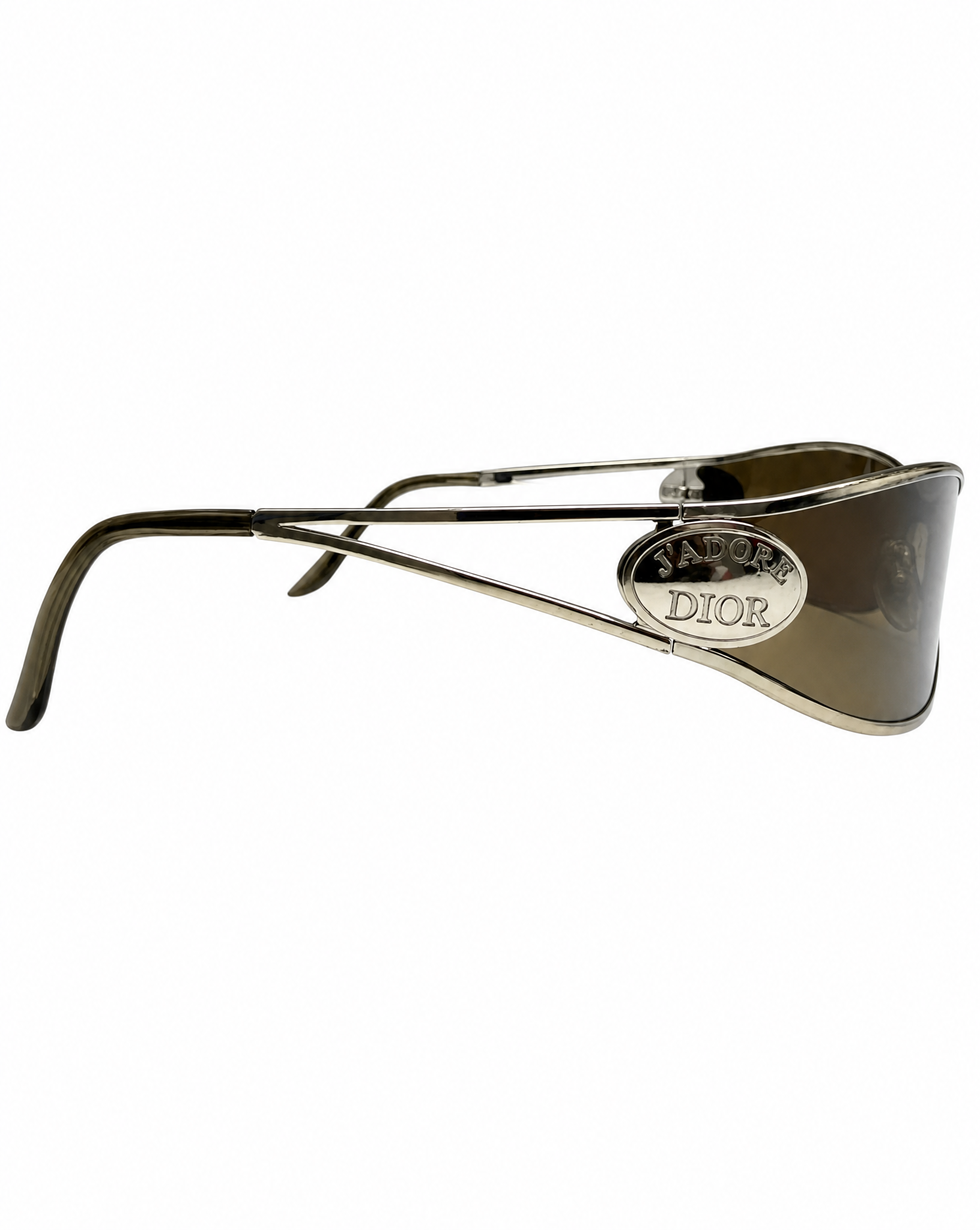 2000s vintage Christian Dior "J'Adore" sunglasses from the John Galliano era, available at Mezzanotte Madrid 