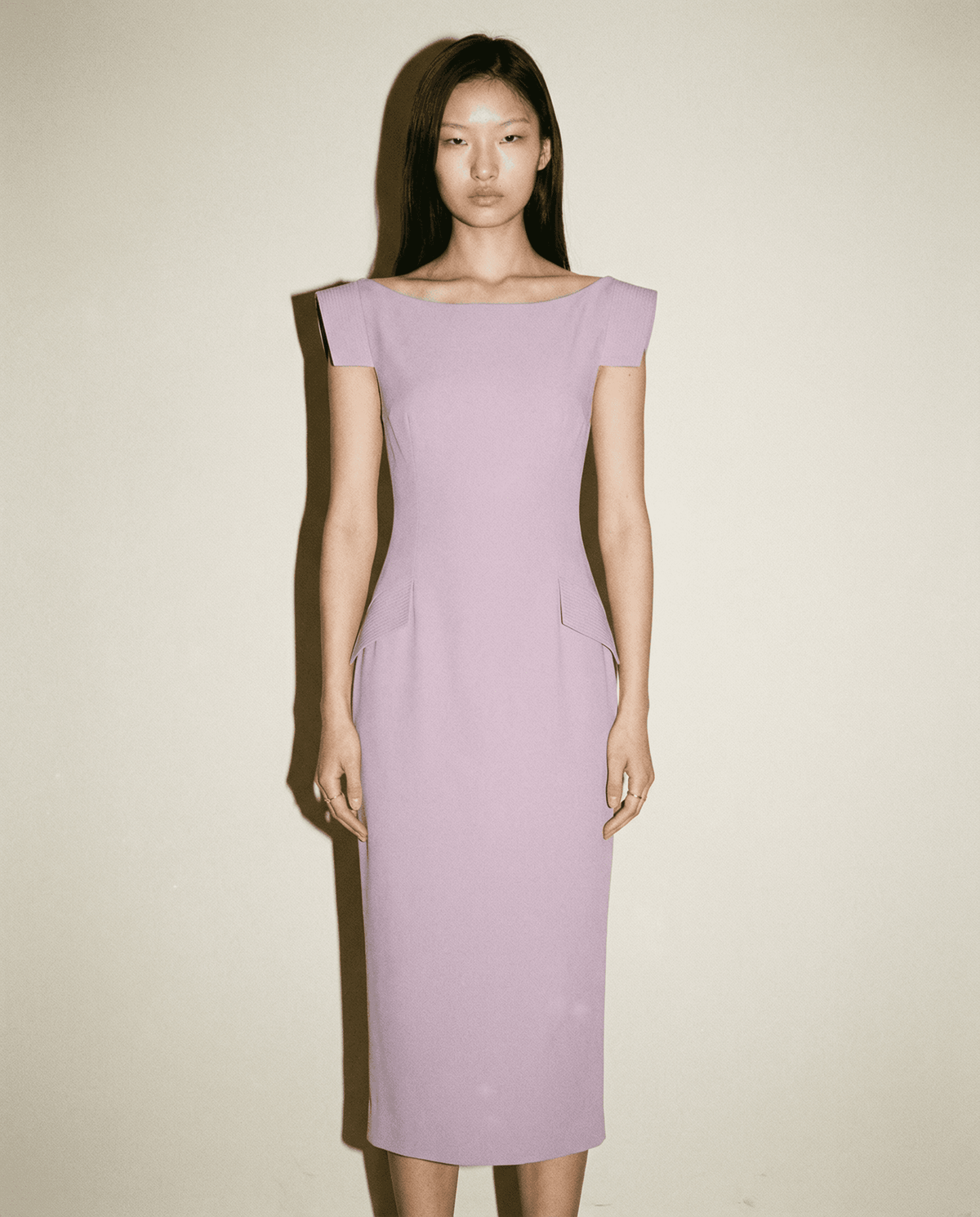 Christian Dior 1999 Shift Dress | Pink Bateau Neck Galliano
