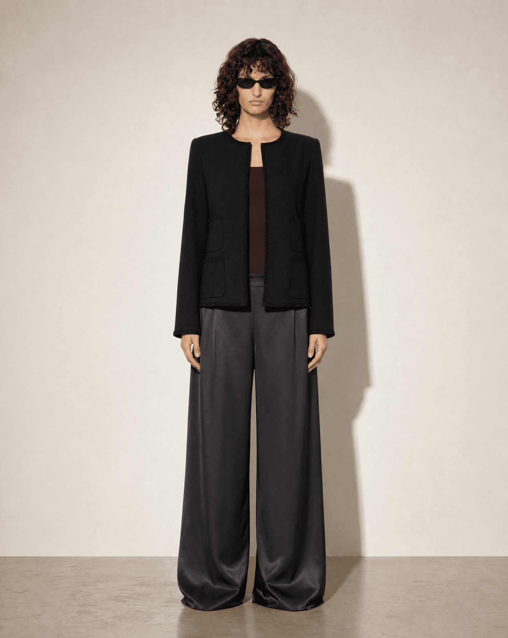 Vertical Ribbed "Little Black Jacket", Early 2000s