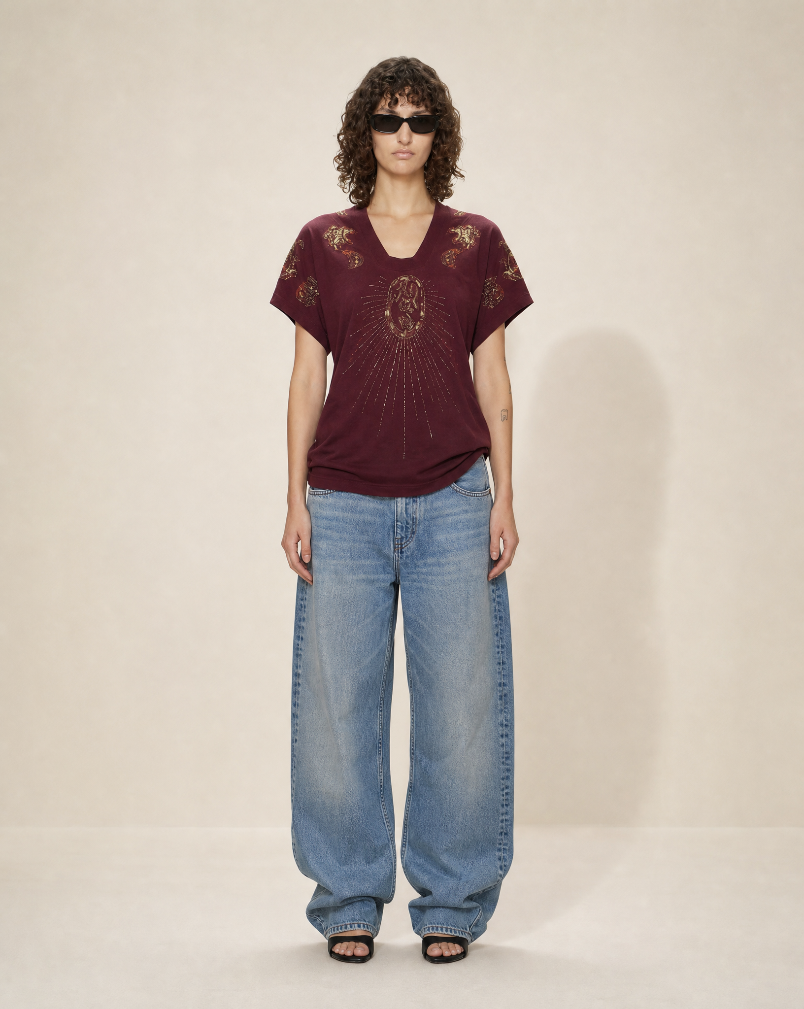 SS 2004 Paisley Embroidered Top – John Galliano Era