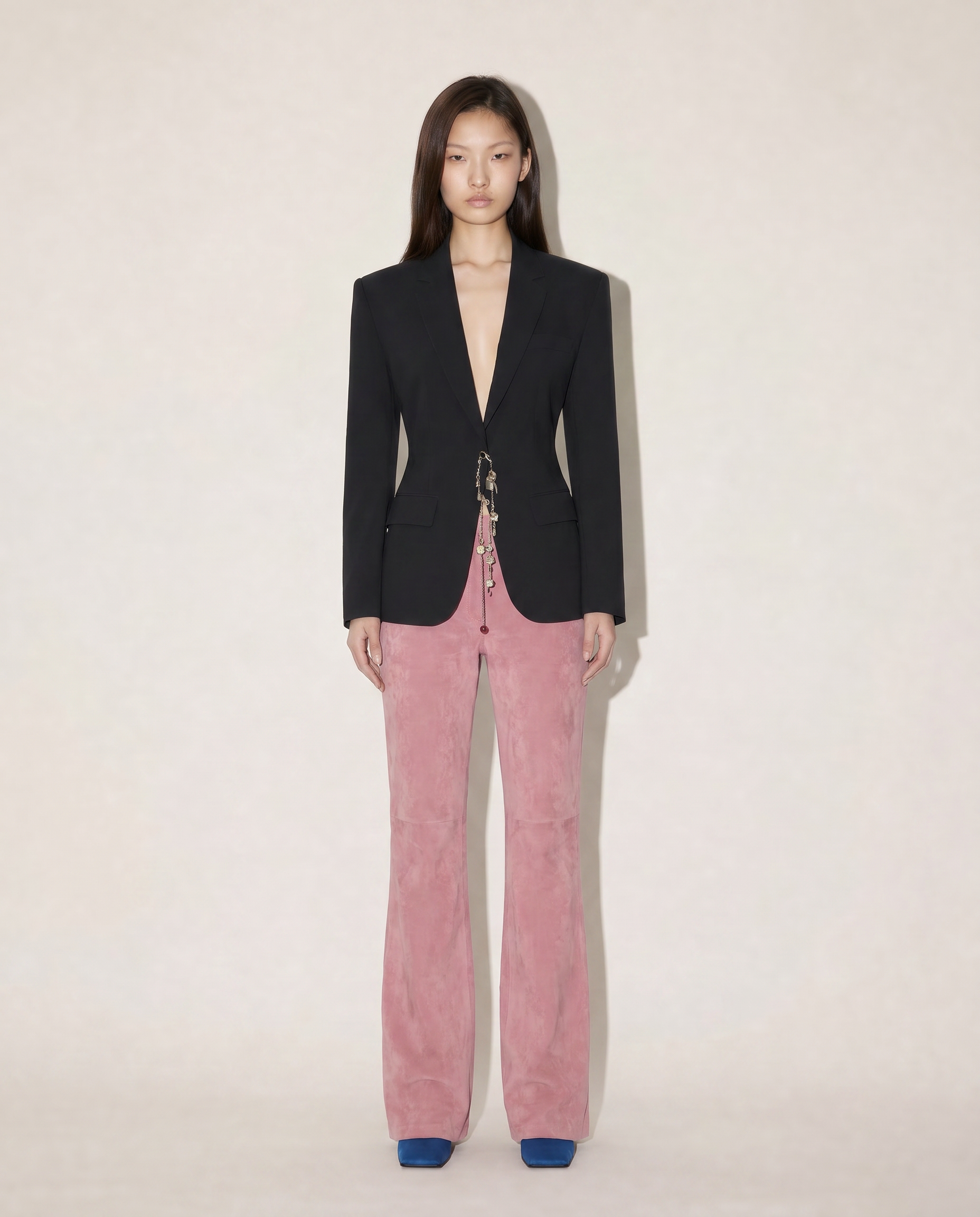 RARE SS 2003 Adorned Shawl Blazer