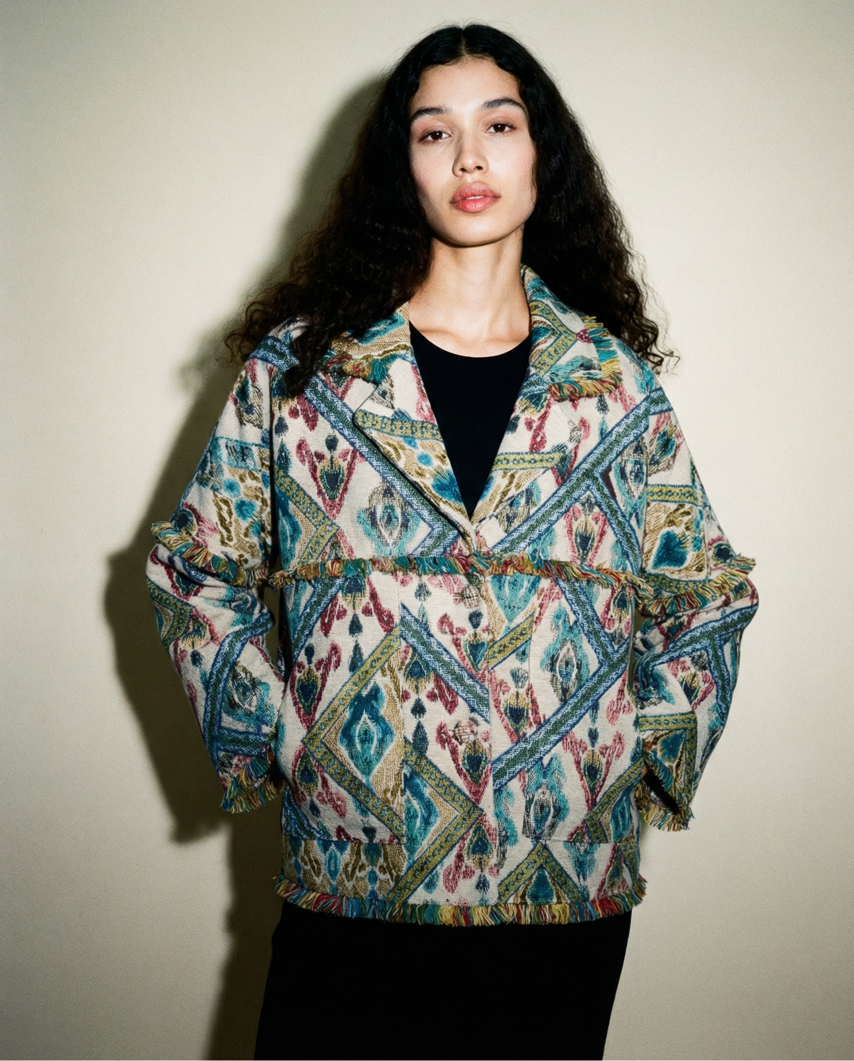 Momonì Italian designer jacket luxury contemporary fashion Mezzanotte Madrid
