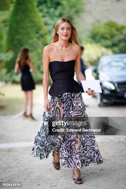 Haute Couture Embroidered Peplum Gown, F/W 2018
