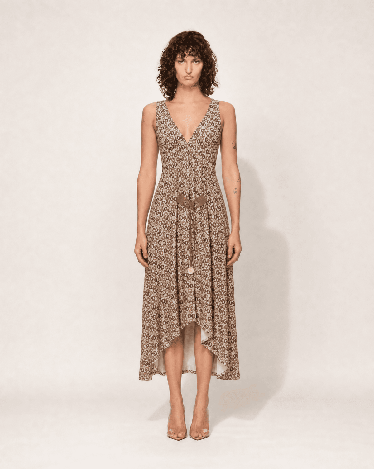 Gucci Tom Ford Horsebit Seidenkleid | Mezzanotte